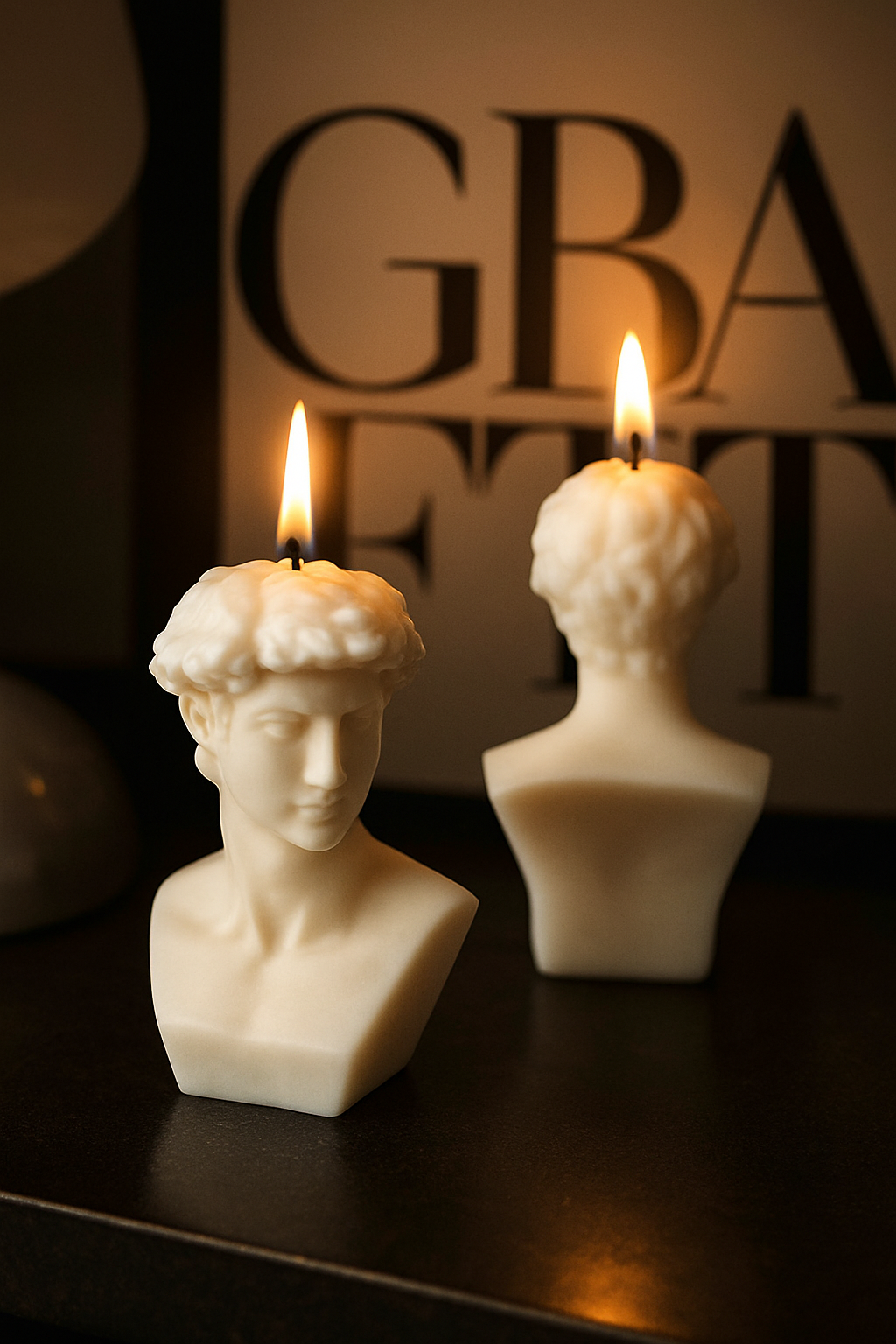 David Statue Candles – Scented