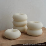 Donut Candle – Handgjort Doftljus i Sojavax & Bivax